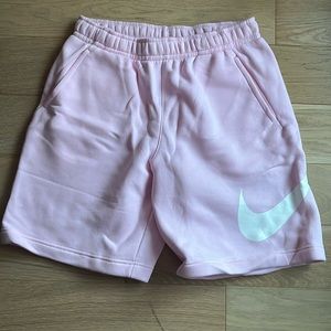 Pink Nike cotton shorts perfect condition